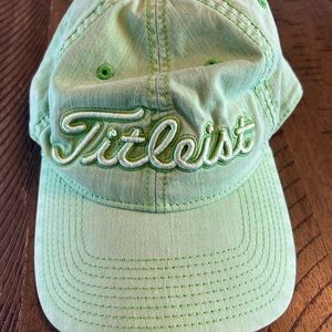 Titleist cotton hat lime green embroidered